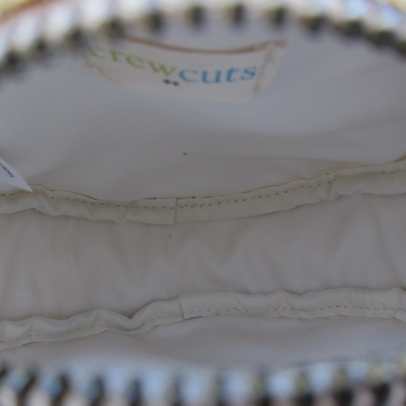 Girls Glitter Gold Crossbody Crewcuts Small Purse Bag Strap Cat Heart Eyes Emoji - Picture 7 of 8